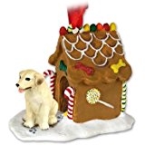 Yellow Labrador Gingerbread Christmas Ornament